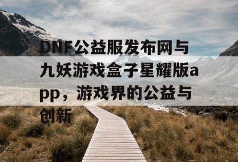 DNF公益服发布网与九妖游戏盒子星耀版app，游戏界的公益与创新