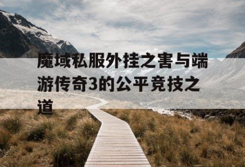 魔域私服外挂之害与端游传奇3的公平竞技之道