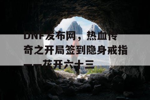 DNF发布网，热血传奇之开局签到隐身戒指——花开六十三