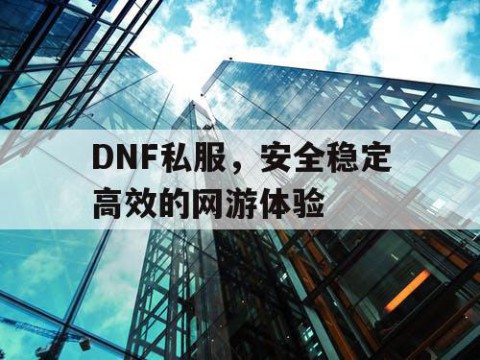 DNF私服，安全稳定高效的网游体验