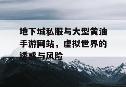 地下城私服与大型黄油手游网站，虚拟世界的诱惑与风险