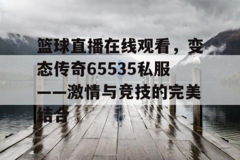 篮球直播在线观看，变态传奇65535私服——激情与竞技的完美结合
