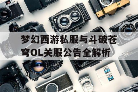 梦幻西游私服与斗破苍穹OL关服公告全解析