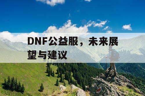 DNF公益服，未来展望与建议