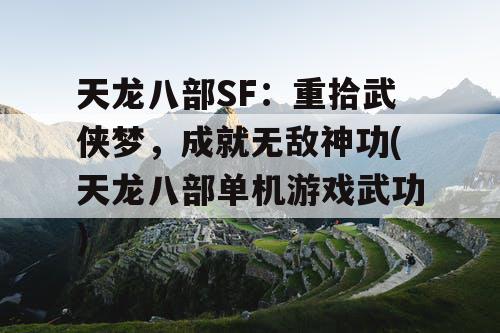 天龙八部SF：重拾武侠梦，成就无敌神功(天龙八部单机游戏武功)