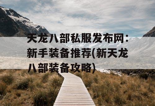 天龙八部私服发布网:新手装备推荐(新天龙八部装备攻略) 天龙八部私服发布网:新手装备推荐(新天龙八部装备攻略)