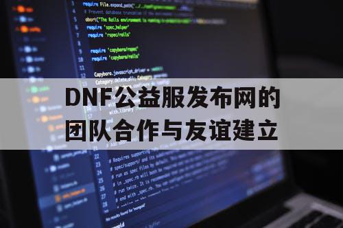 DNF公益服发布网的团队合作与友谊建立 DNF公益服发布网的团队合作与友谊建立