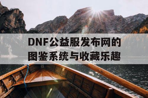 DNF公益服发布网的图鉴系统与收藏乐趣