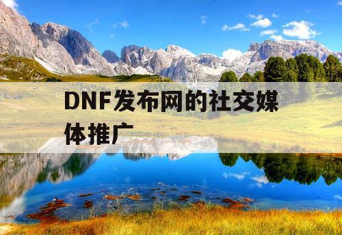 DNF发布网的社交媒体推广