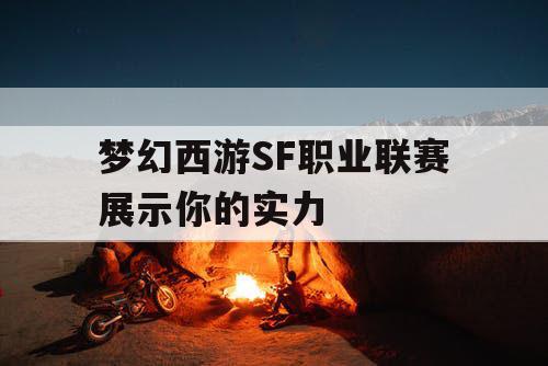 梦幻西游SF职业联赛展示你的实力