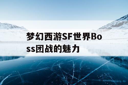 梦幻西游SF世界Boss团战的魅力