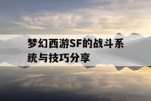 梦幻西游SF的战斗系统与技巧分享