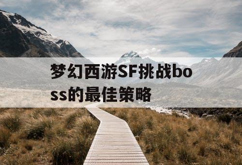 梦幻西游SF挑战boss的最佳策略