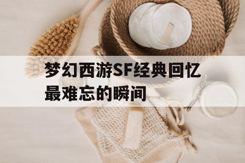 梦幻西游SF经典回忆最难忘的瞬间