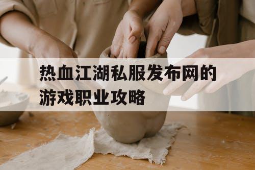 热血江湖私服发布网的游戏职业攻略