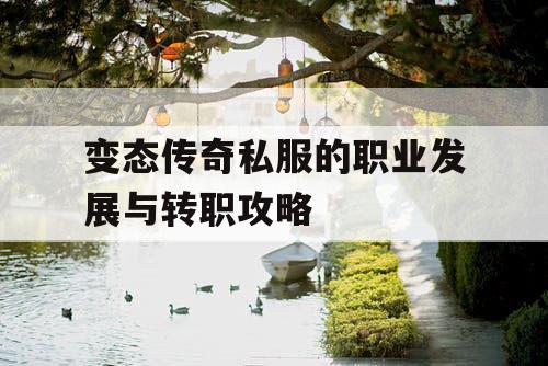 变态传奇私服的职业发展与转职攻略