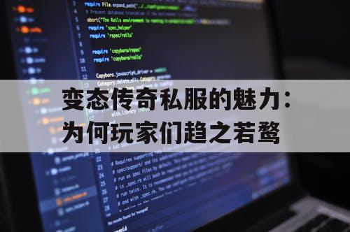 变态传奇私服的魅力：为何玩家们趋之若鹜