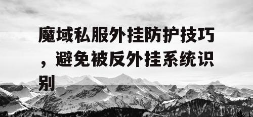 魔域私服外挂防护技巧，避免被反外挂系统识别