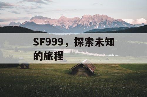 SF999，探索未知的旅程