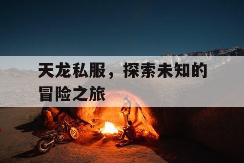 天龙私服，探索未知的冒险之旅