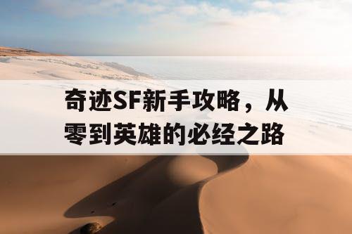 奇迹SF新手攻略,从零到英雄的必经之路 奇迹SF新手攻略,从零到英雄的必经之路