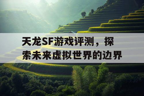 天龙SF游戏评测，探索未来虚拟世界的边界