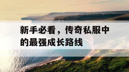 新手必看,传奇私服中的最强成长路线 新手必看,传奇私服中的最强成长路线