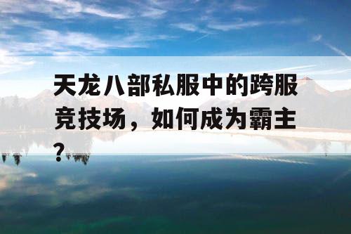 天龙八部私服中的跨服竞技场,如何成为霸主? 天龙八部私服中的跨服竞技场,如何成为霸主?