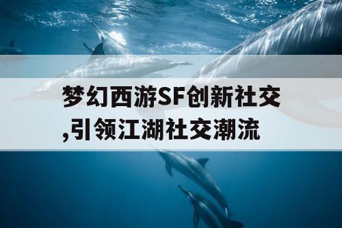 梦幻西游SF创新社交,引领江湖社交潮流