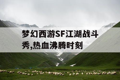 梦幻西游SF江湖战斗秀,热血沸腾时刻