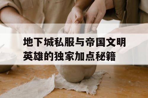 地下城私服与帝国文明英雄的独家加点秘籍