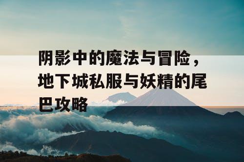 阴影中的魔法与冒险，地下城私服与妖精的尾巴攻略
