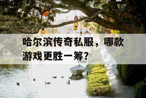 哈尔滨传奇私服，哪款游戏更胜一筹？