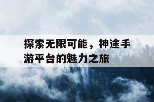 探索无限可能,神途手游平台的魅力之旅 探索无限可能,神途手游平台的魅力之旅