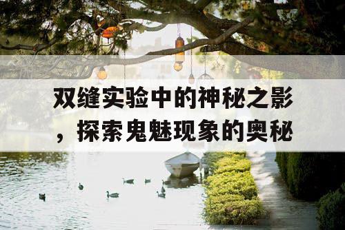 双缝实验中的神秘之影，探索鬼魅现象的奥秘