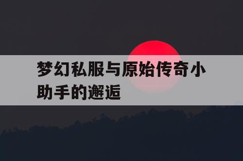 梦幻私服与原始传奇小助手的邂逅 梦幻私服与原始传奇小助手的邂逅