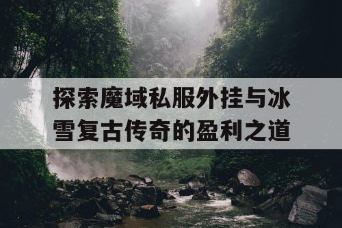 探索魔域私服外挂与冰雪复古传奇的盈利之道 探索魔域私服外挂与冰雪复古传奇的盈利之道