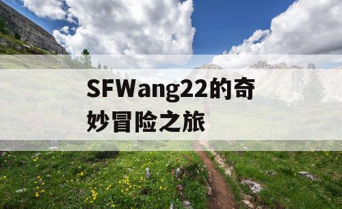 SFWang22的奇妙冒险之旅 SFWang22的奇妙冒险之旅