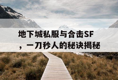 地下城私服与合击SF,一刀秒人的秘诀揭秘 地下城私服与合击SF,一刀秒人的秘诀揭秘
