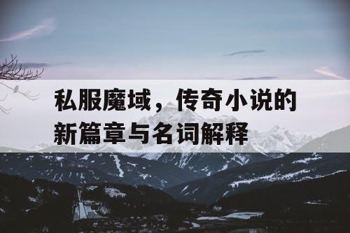 私服魔域，传奇小说的新篇章与名词解释