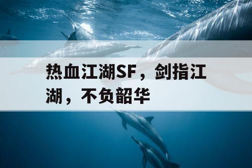 热血江湖SF,剑指江湖,不负韶华 热血江湖SF,剑指江湖,不负韶华