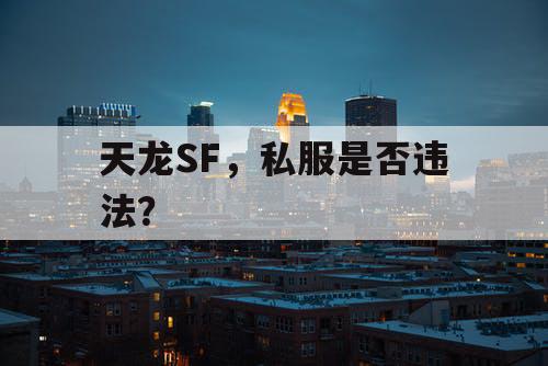 天龙SF,私服是否违法? 天龙SF,私服是否违法?