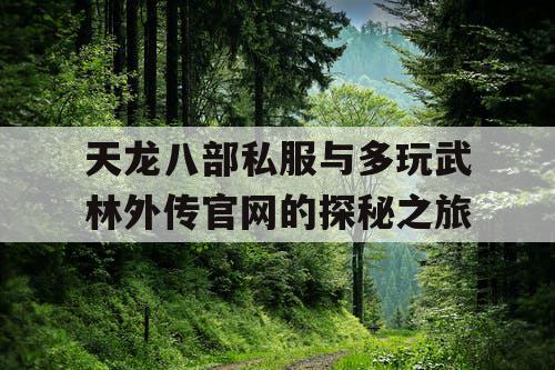 天龙八部私服与多玩武林外传官网的探秘之旅 天龙八部私服与多玩武林外传官网的探秘之旅
