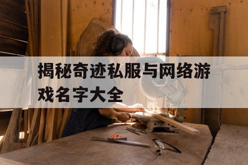 揭秘奇迹私服与网络游戏名字大全 揭秘奇迹私服与网络游戏名字大全