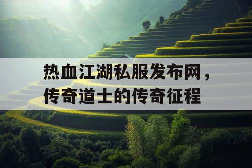 热血江湖私服发布网，传奇道士的传奇征程