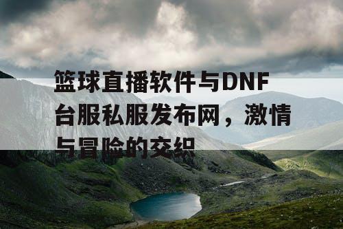 篮球直播软件与DNF台服私服发布网，激情与冒险的交织