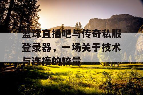 篮球直播吧与传奇私服登录器，一场关于技术与连接的较量