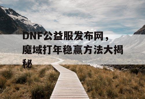 DNF公益服发布网，魔域打年稳赢方法大揭秘