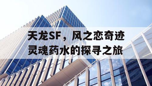 天龙SF,风之恋奇迹灵魂药水的探寻之旅 天龙SF,风之恋奇迹灵魂药水的探寻之旅
