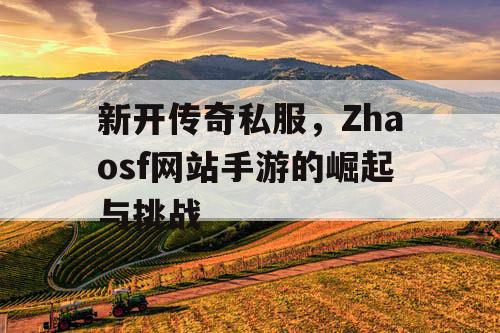 新开传奇私服,Zhaosf网站手游的崛起与挑战 新开传奇私服,Zhaosf网站手游的崛起与挑战